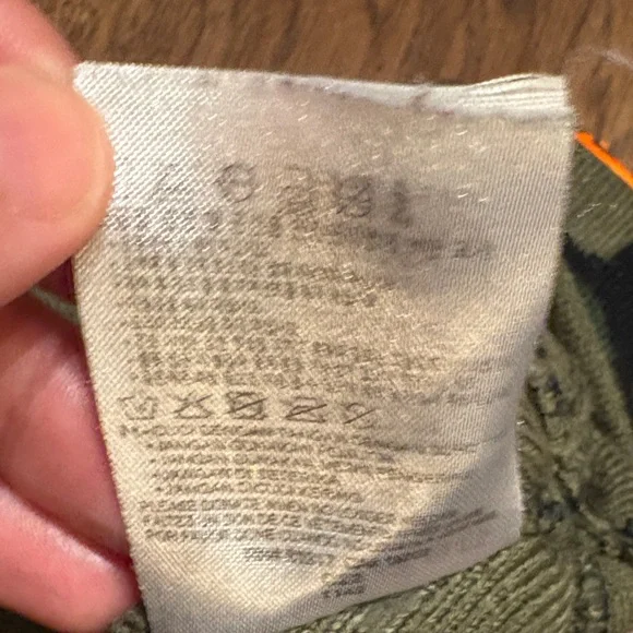 Nike Kids Camo Beanie with Pom - Black, Green, and Orange - Picture 6 of 7